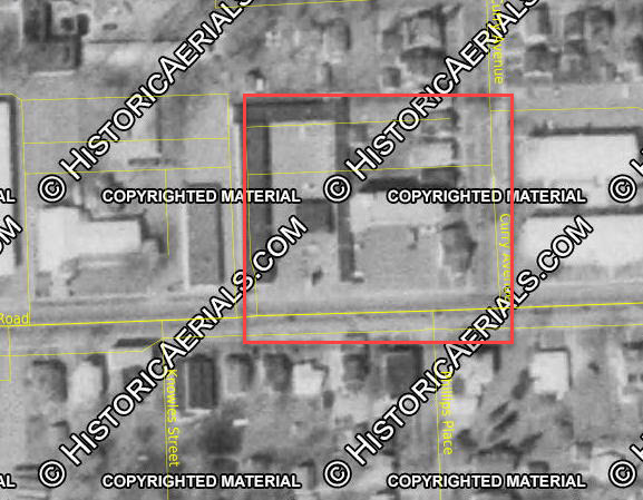 Uptown Motel - 1967 Aerial Photo